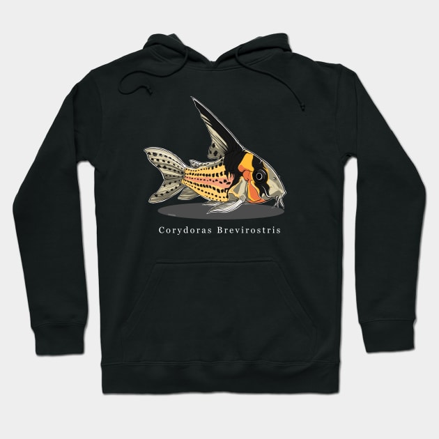 Corydoras Brevirostris Hoodie by q10mark